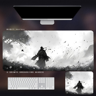 Коврик для мыши Guofeng Wuxia негабаритный аниме компьютерный игровой коврик для клавиатуры для мальчиков