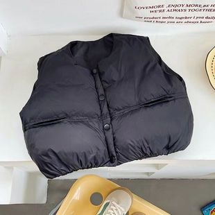Мальчики и девочки носят новые высококачественные детские зимние хлопковые жилеты осенью и зимой