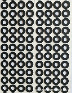 Manufacturer customized silicone pad anti-slip transparent silicone gasket single-sided adhesive black frosted silicone pad