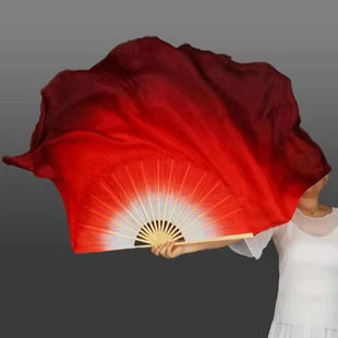 Поклонник Wanjiang Dance Si Simulator Si исполняет двухсторонний малиновый танец градиентный танец на площадке Jiazhou Yangge Классический танец поклонник