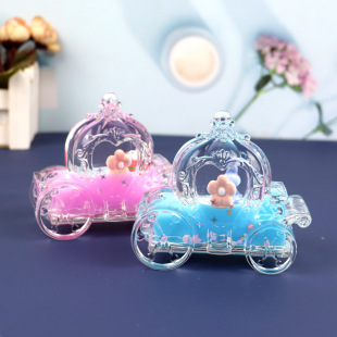 Acrylic Oil Castle Violin Creative Desktop Decoration Student Gift Luminous Liquid Oil Drops Hourglass Toy