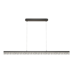 Italian-style Light Luxury Restaurant Chandelier Minimal One-character 2025 New Modern Bar-counter Feeling Dining Table Island Table Strip Lamp