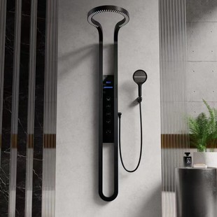 New Hot Selling Shower Screen Shower suit Household Handheld Sprinkler Digital Display Waterfall Surrounding Big Waterfall Export