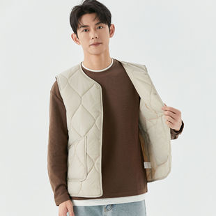Wholesale new unisex men's autumn and winter light fleece-lined leisure men's home couples buckle cotton vest 2502