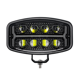 10inch High and Low Beam Truck Led Headlight High Brightness Truck Spotlight 12-48V Agricultural Vehicle Light Excavator Work Light