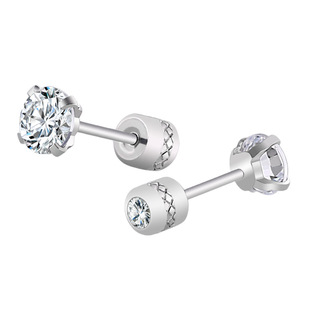 Men's Ear Bone Nail Puppies Handsome ins Niche Handsome High-end Fashionable Personalized Anti-allergy Trendy Men's Simple Earrings