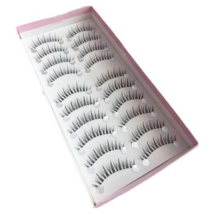 Little Devil false eyelashes natural simulation transparent stem 10 pairs one piece whole small flame cartoon eyelashes