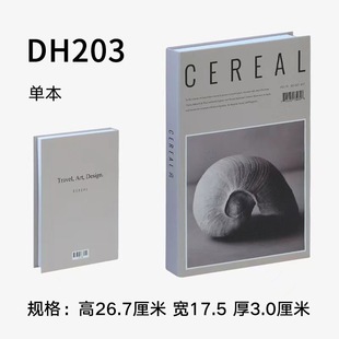 Nordic Modern English Fake Book Simulation Book Photography Props Sample Room Home Soft Dress Simple Creative Ornaments ins