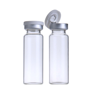 Spot Glass Bottle 15ML Bayonet Tube Xilin Bottle Transparent Brown 22*62 Freeze-dried Powder Original Solution Essence Bottle