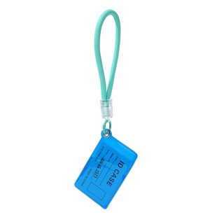 Original New ID Set Fluorescent Bus Card Set PVC Card Bag Candy Color Niche Thin Student Meal Card Set Trendy