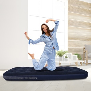 Outdoor Inflatable Flocking Air Mattress Camping Mattress