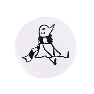 Foreign Trade Hot Cartoon Cute Cat Little Girl Tinplate Brooch All-match Clothes Canvas Bag Decoration Badge