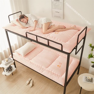 Hg Student Mattress Dormitory 0.9M Winter Warm Thickened Bedclothes Home Tatami Lamb Velvet Removable and Washable Folding
