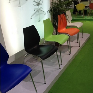 Negotiation Chair Rugged Plastic Chair Stackable Plastic Chair Conference Chair Steel Foot Plastic Chair Plastic Chair