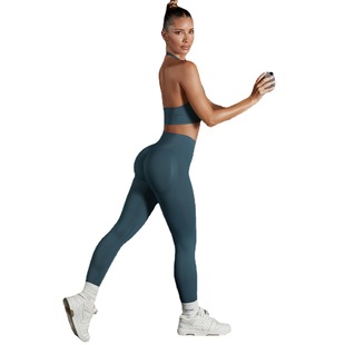 Seamless Knitted Yoga Clothing Women's Camisole Running Breathable Quick-drying Sportswear High Waist Hip-lifting Fitness Four-piece Set