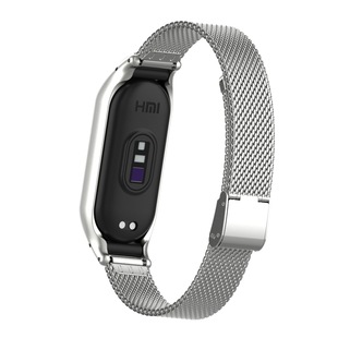 Подходит для Xiaomi Mi Band 7, ремешок miband7, миланский браслет из нержавеющей стали, браслет Xiaomi 7, миланский ремешок с пряжкой