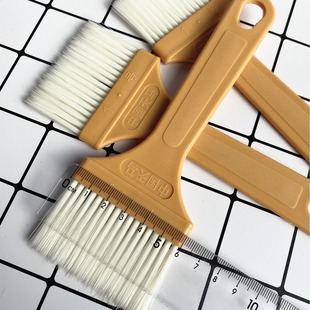 No.1 yellow handle paint brush white bristles barbecue brush oil brush 1 yuan 2 yuan store supply small goods