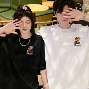 2024 net red fried street before and after the parent-child outfit a family of three or four summer kindergarten activity class clothes t-shirt