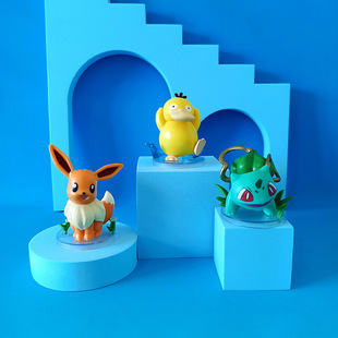 Pokemon Blind Box ручной работы Пикачу Мягкая лягушка кукла украшения милые новинки куклы игрушки подарок