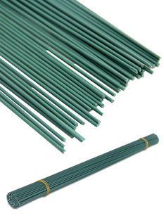 No. 2 flower rod wire mesh flower material DIY green wire flower branch plastic bag handmade rose crochet flower flower flower diameter production