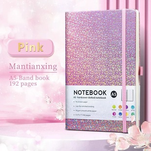 Strap horizontal line a5 notebook high value business office gift giving foreign trade Amazon gift suit can print logo