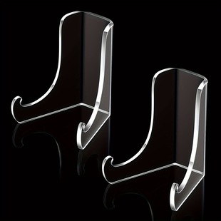 Cross-border wholesale plate rack tea cake rack easel art stand acrylic display rack disc display rack bracket