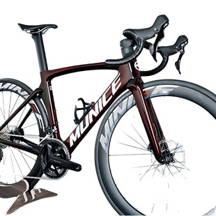 Monas R1 carbon fiber road bike 12-speed 7120 hydraulic disc brake bending road car ultra-light