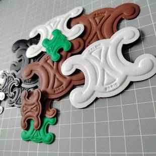 Тенденция спот PU двойная C кожаная наклейка обувь носки шляпа одежда DIY декоративная наклейка
