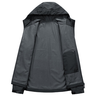 2025 new fashion brand outdoor assault jacket couple jacket coat spring high quality hooded windproof solid color mountaineering suit