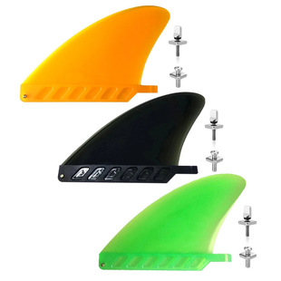 Surfing shallow water 4.6 inch TUP soft big tail rudder SUP board water splitting balance sheet surfboard tail fin paddle board
