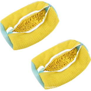 Cross-border New Shoe Washing Bag YKK Zipper Edge in stock Vacuum Lazy Man Artifact Home Machine Plush Shoe Washing Bag Home 2