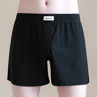 SQINUSQN/Lion Chino New Ice Silk Men's Arloy Pants 7A Bacteriostatic Soft Comfortable Shorts Home Pants