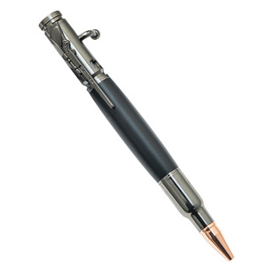 Bolt pen spot wholesale creative metal imitation gun Pen press machine gun pen printable logo multifunctional ballpoint pen