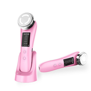 Skin Rejuvenation Color Light Facial Beauty Instrument Facial Household Ultrasonic Beauty Introduction Instrument Warm Cleansing and Cleaning Export Instrument