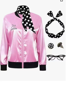 Halloween Big Girl Pink Girl Coat Masquerade Stage Performance COSPLAY Party Clothes