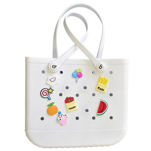Cross-border explosions cute cartoon EVA hole bag accessories large size detachable beach bag hole bag DIY accessories