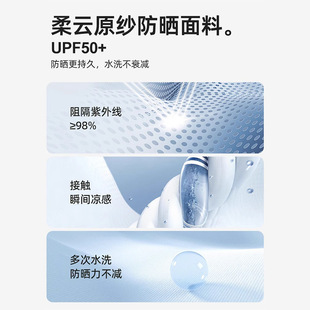 Summer Sun Protection Clothing Men's Ice Silk Hooded Outdoor Sports UV Protection Mesh Breathable Thin Medium and Long Sun Protection Clothing