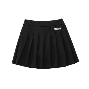 Girls' pleated skirt skirt spring and autumn 2024 New Korean style 9 children's western style short skirt girls' big children A- line skirt