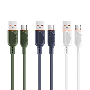 Мобильный телефон быстрый кабель для передачи данных USB зарядный кабель для type-c Huawei Apple 15 Android интерфейс силиконовый кабель