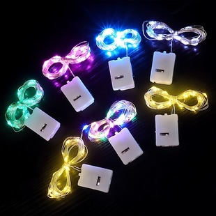Led small colored lights flashing lights string lights copper string lights decorative flowers balloon stars light bar birthday decorative lights