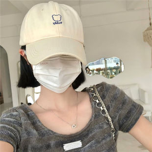 Short Hair Wig Hat All-in-One Women's Imitation Hair Bear Cap ins Korean-style All-match Fashion Internet Celebrity Slim