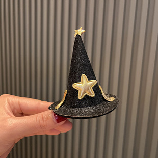 Halloween Hairpin Witch Ghost Hat Headwear Prom Performance Props Girls' Hairpin Girls' Hair Jewelry Wholesale