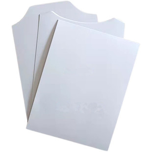 Factory direct double-sided white cardboard gray bottom white cardboard clothing shirt cardboard underwear socks liner cardboard