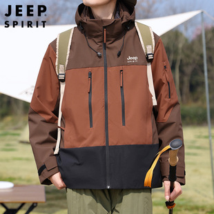 JEEP Jeep мужская выдвижная шляпа куртка весна и осень мужское пальто мульти карманные свободные повседневные молодежные ветровки 5988