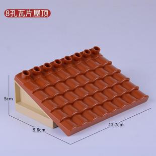 Совместимость с Lego со сценой из больших частиц, строительные блоки, Детская сборка, колесо обозрения, качели, лестница, горка, строительные блоки, аксессуары, детали
