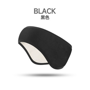 Winter knitted warm earmuffs outdoor riding head-mounted mink fur cold-proof anti-freezing thickened earmuffs fleece-lined earmuffs