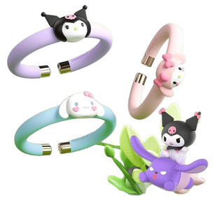 Эфирное масло противомоскитного браслета Sanrio противомоскитный артефакт для взрослых куроми комаров мультфильм репеллент комаров светящийся на открытом воздухе