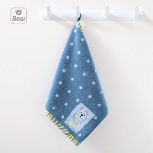 Class A standard gold cotton absorbent with lanyard four square towel kitchen toilet TS6693 a generation of 30*31