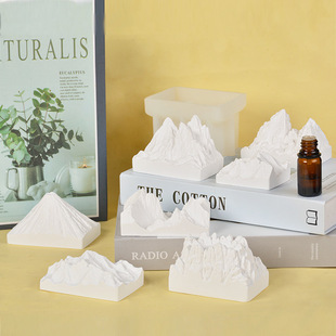 Wenxin Iceberg Aromatherapy Candle Silicone Mold DIY Gypsum Aromatherapy Candle Ornaments Abrasives