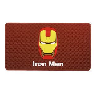 PVC car anti-skid mat US Team Iron Man big grid anti-skid support making car gift cartoon wholesale